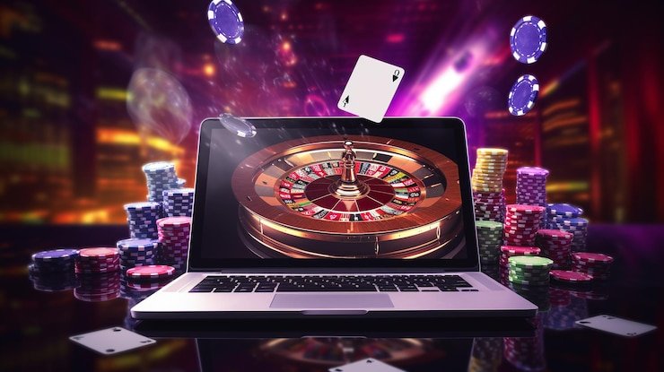 Live casino studio with multiple dealer tables monitored on a mobile device